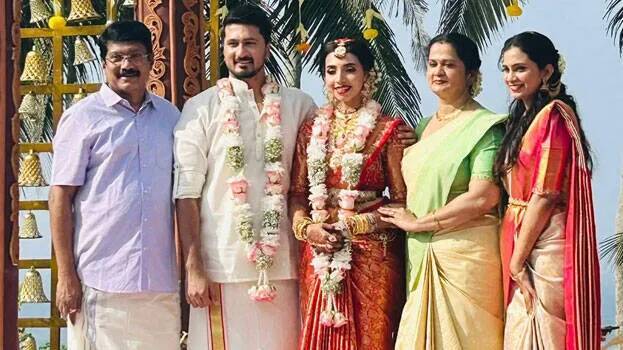 G Venugopal’s son and singer Aravind Venugopal gets hitched to actress Sneha
