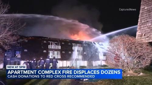 Carpentersville fire: Village redirecting donations to Red Cross after building fire at Meadowdale Apartments