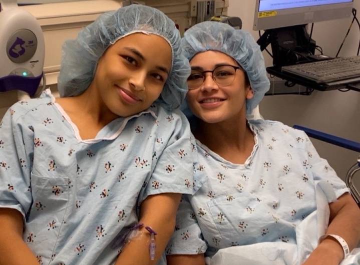 Kiara y Tania, la historia de amor de dos hermanas en torno a un trasplante de riñón