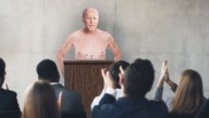 Biden Forgets To Put On Clothes, Media Praises His Majestic Outfit
