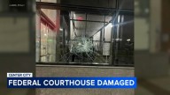 Vandals smash windows of U.S. Courthouse in Center City Philadelphia