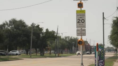 Alief ISD says no injuries were reported after driver runs red light hits, hits school bus on Friday morning
