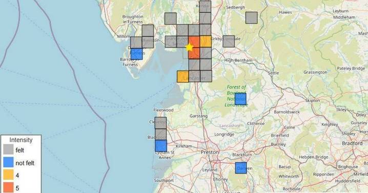 Earthquake hits UK towns as explosion heard