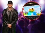 ¡Viral! Concho felicita a la Virgen de Guadalupe durante concierto de Bad Bunny