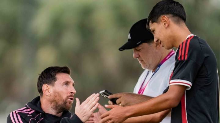 El increíble gesto de Lionel Messi con los juveniles de River tras la goleada contra el Inter Milán