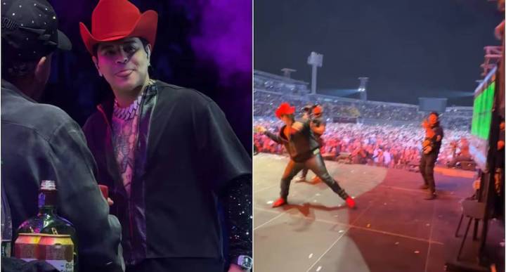 Eduin Caz rompe pantalla en pleno concierto para extender su presentación en festival colombiano