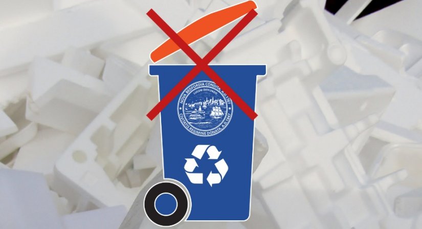 City of New Bedford: “Styrofoam does NOT belong in curbside recycling!”