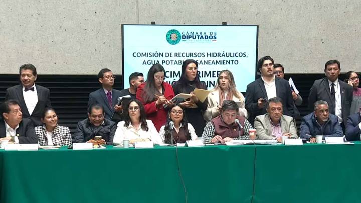 Avanza Ley General de Aguas: Comisión Aprueba Dictamen y Pasa al Pleno de la Cámara de Diputados