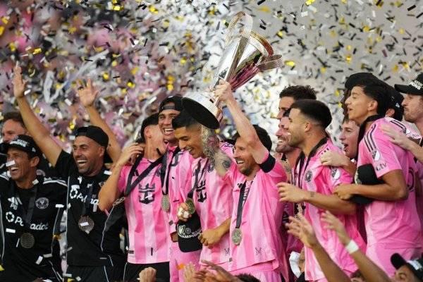 Así festejó Messi el título de campeón de la MLS con el Inter Miami