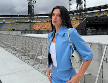 Dua Lipa y el brillo que dejó en Bogotá