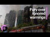Hong Kong Fire Disaster Stirs Anger Over Ignored Warnings