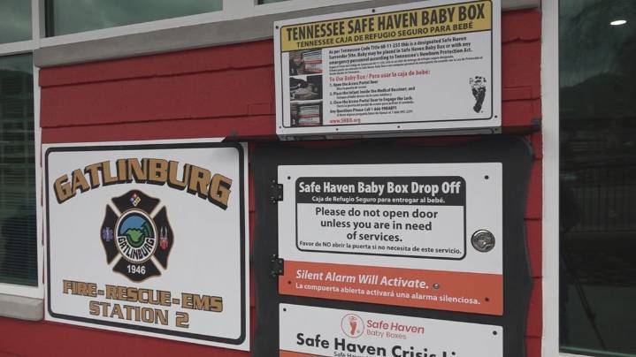 26th Safe Haven Baby Box in Tennessee unveiled in Gatlinburg