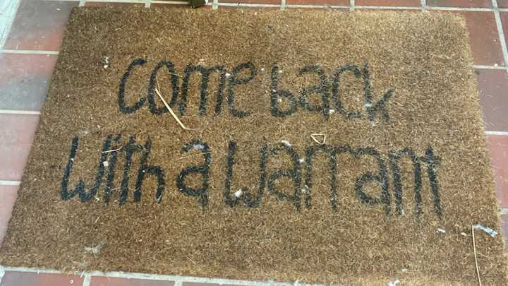 Florida man with ‘come back with a warrant’ doormat arrested for fraud: Sheriff