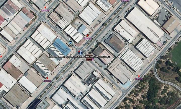 Un hombre resulta gravemente herido tras un accidente en el polígono Cabezo Beaza de Cartagena