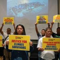 Filipino typhoon survivors sue Shell over climate change