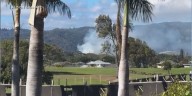 Firefighters battle brush fire on Kauai