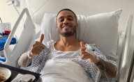 JLS star shares health update with fans from hospital bed after operation