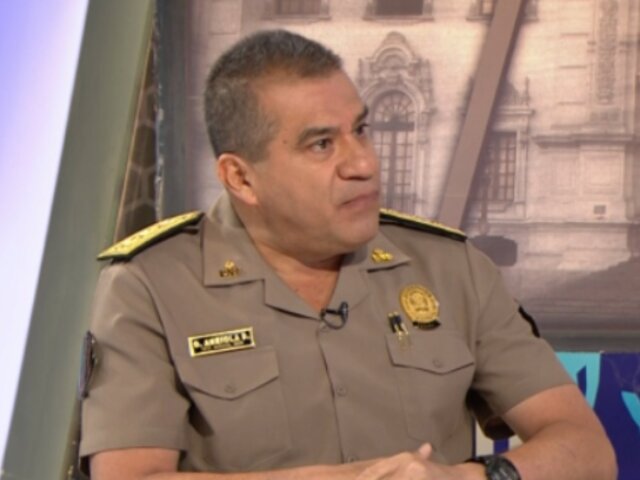 General Óscar Arriola sobre agentes detenidos por presunta coima: Se trata de un hecho aislado