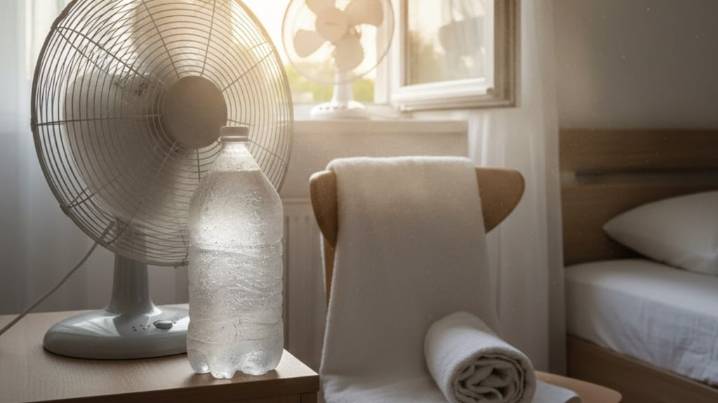 El truco alemán del ventilador que reemplaza al aire acondicionado: solo necesitás una botella de agua
