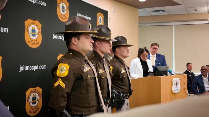 3 Delaware officers honored for stopping alleged attack at school