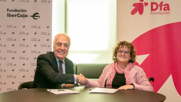 Fundación Dfa y Fundación Ibercaja renuevan su convenio para impulsar proyectos sociales en Aragón