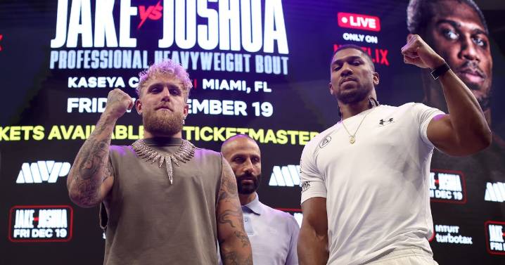 Anthony Joshua breaks silence on Jake Paul contract rumour