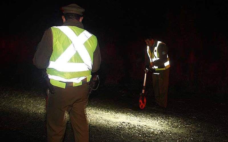 ESTA NOCHE VEHÍCULO RESULTA COMPLETAMENTE CALCINADO EN LA AUTOPISTA DEL ITATA