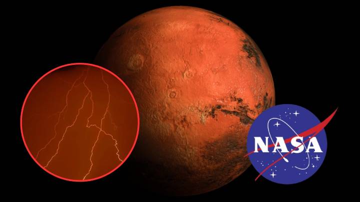 Por primera vez en la historia, la Nasa grabó cómo suenan los rayos en Marte