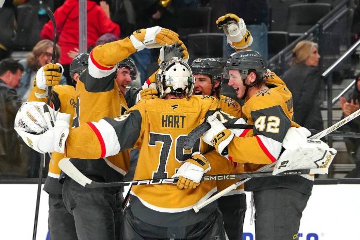 Deadspin | Golden Knights, Carter Hart head east to begin road trek at Devils