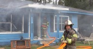 Tuesday morning fire east of Jasper severely damages home
