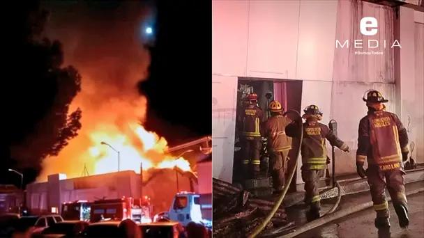 Nogales: incendio cerca de garita DeConcini moviliza a bomberos