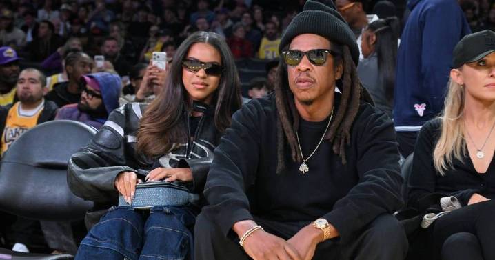 Blue Ivy Styles Balenciaga With Mom Beyonce's Shoes for Lakers Game