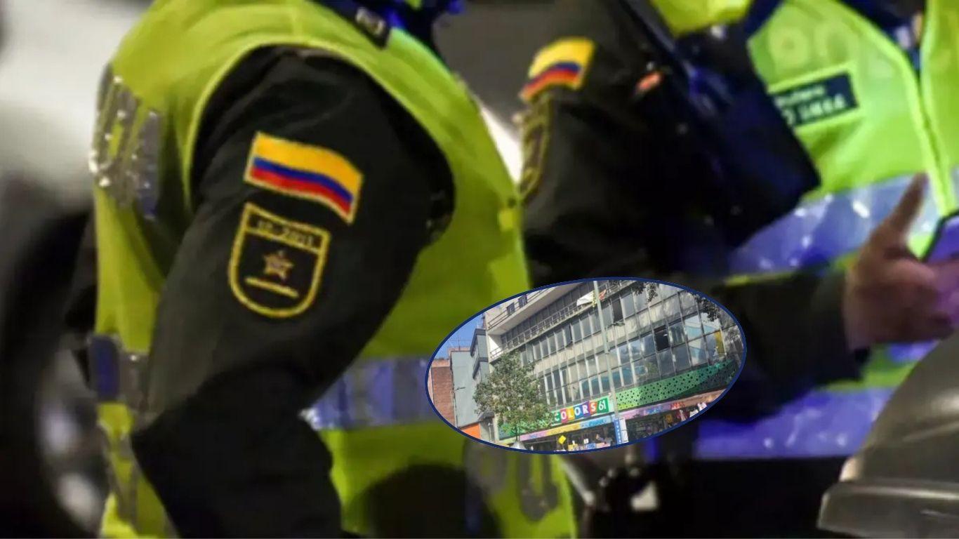 Balacera en centro comercial de Chapinero tras millonario robo a joyería: un herido y delincuentes en fuga