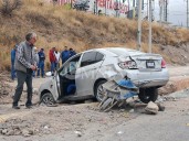 Adulto mayor casi arrolla a trabajadores de la JMAS en el Juventud