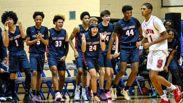 Video: East Lansing basketball reflects on win over Sexton