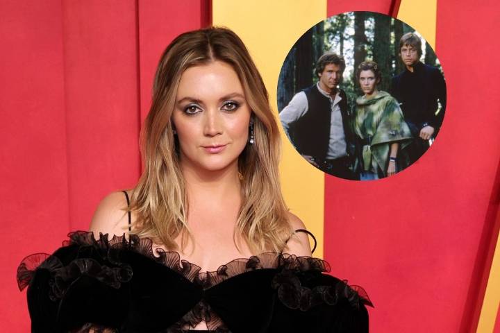 Billie Lourd Recreates Her Mother’s ‘Return of the Jedi’ Endor Moments For New ‘Star Wars’ Columbia Line