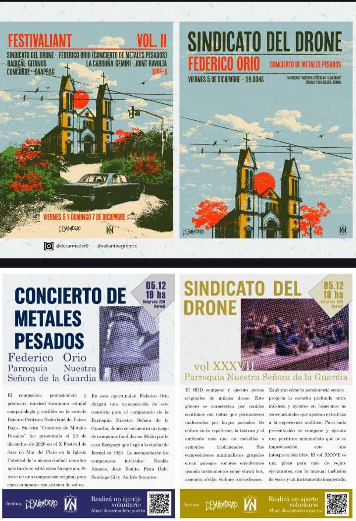 Concierto de campanas y presentación del Sindicato del Drone en la Parroquia Nuestra Señora...