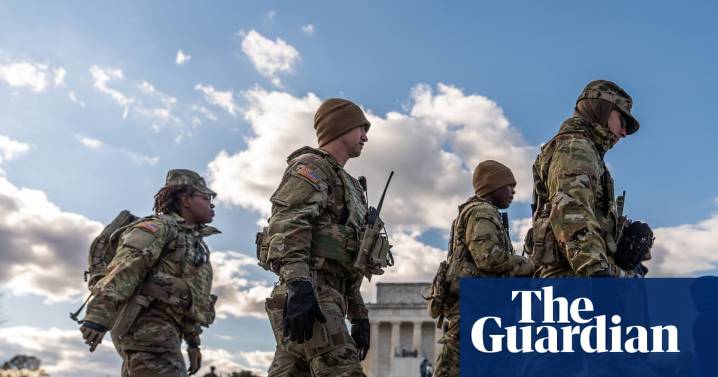 Pentagon says every national guard troop deployed in Washington DC ‘is now armed’