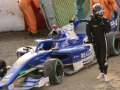El traumático debut de Jack Doohan en la Súper Fórmula de Japón: chocó dos veces en la misma curva