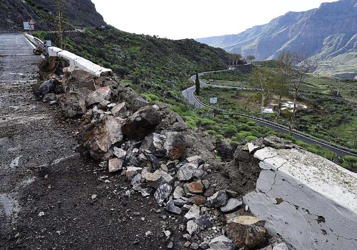 El día después de la borrasca Emilia: un paseo por Gran Canaria con las imágenes de este domingo