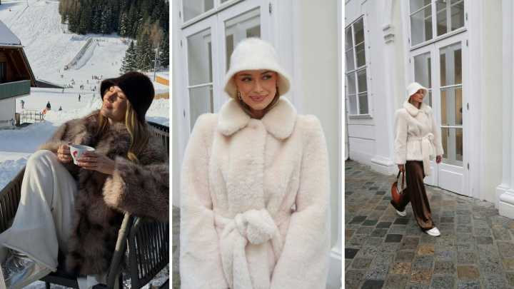 The Fuzzy Bucket Hat Is The Winter Hero I'm Seeing Everywhere