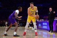 Lakers without LeBron James, Luka Doncic vs. Celtics