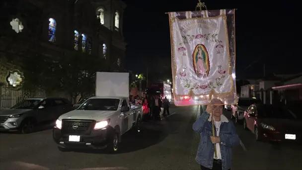 Segundo día de peregrinaciones hacia el Santuario Guadalupano