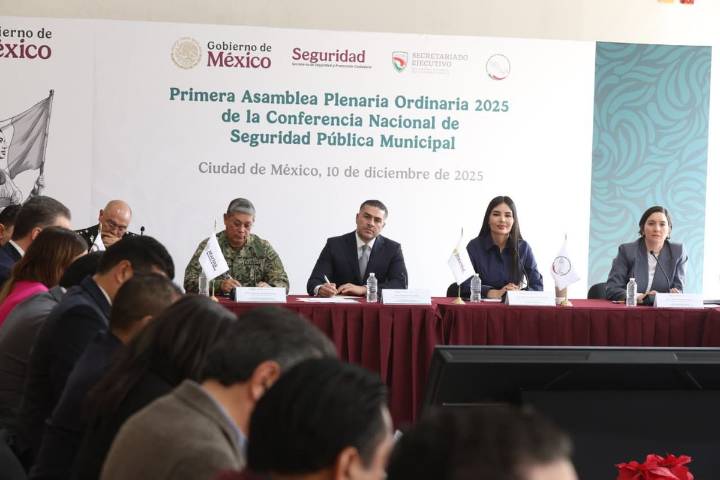 Harfuch destaca a los municipios como clave en la Estrategia Nacional de Seguridad