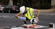 Activists paint Westwood crosswalk to improve safety. Police shut down effort, cite volunteer for vandalism
