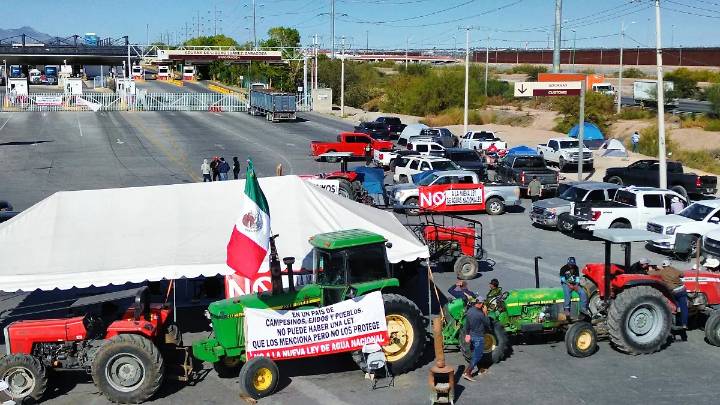 Empresarios alertan colapso económico en Juárez por bloqueos en puentes internacionales