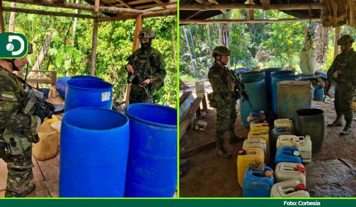 Ofensiva militar en Antioquia: Ejército destruyó siete laboratorios del Clan del Golfo en San Carlos