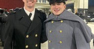 Gilford friends are friendly enemies at service academies