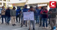 Junín: Trabajadores de construcción civil protestan por retrasos en pagos de obra universitaria