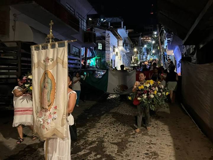 Peregrinación con ruta diferente; El Cerro, primer barrio de Puerto Vallarta